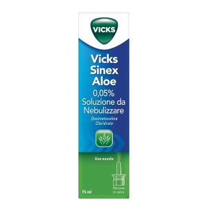 Vicks Sinex Aloe 0,05% Ossimetazolina Cloridrato Soluzione Da Nebulizzare 15ml
