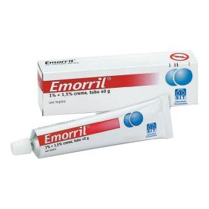 Emorril Crema Rettale 1% + 1,5% Lidocaina Cloridrato 40g