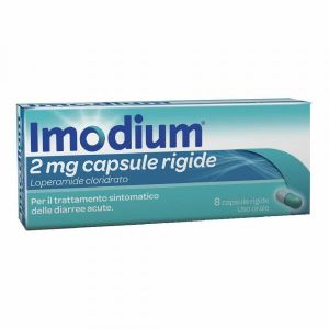 Imodium 2mg Loperamide Antidiarroico 8 Capsule Rigide