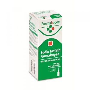 Sodio Fosfato  Farmakopea  1 Flacone 120ml 16% + 6% Soluzione Rett