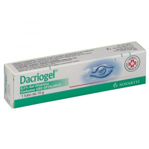 Alcon Dacriogel 0,3% Gel Trattamento Insufficienza Idratazione Oculare Tubo 10g