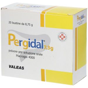 Pergidal Polvere 7,3g Macrogol 4000 Stitichezza 20 Bustine