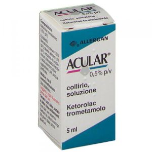 Acular 0,5% P/v Ketorolac Soluzione Oftalmica 5ml