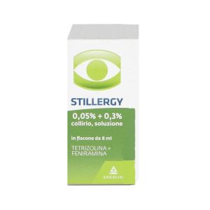 Stillergy Collirio 0,05% + 0,3% Tetrizolina Cloridrato Flacone 8ml