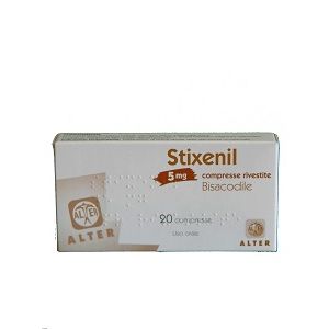 Stixenil 5 mg Bisacodile Stitichezza 20 Compresse Rivestite