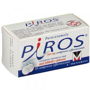 Piros 500mg Paracetamolo 10 Compresse Effervescenti