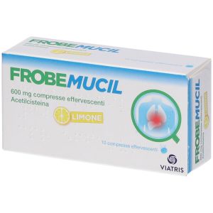Frobemucil 600mg Acetilcisteina 10 Compresse Effervescenti