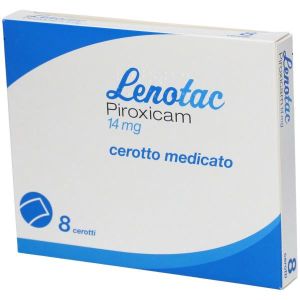 Lenotac 14mg Piroxicam Dolori Articolari 8 Cerotti Medicati