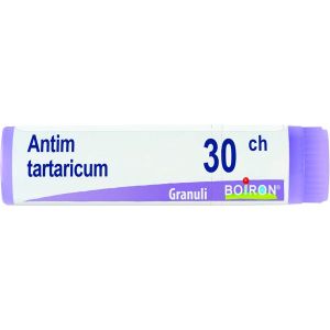 Antimonium Tartaricum  Boiron  Granuli 30 Ch Contenitore Monodose