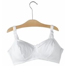 Mammy Reggiseno Cotone Allattamento White 5d