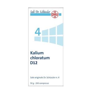 Dr. Schussler original 4 Kalium Chloratum D12 da 200 Compresse