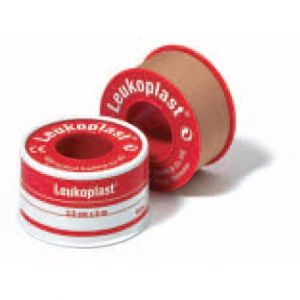 Cerotto Chirurgico per Fissaggio Medicazioni In Rocchetto Leukoplast Supporto Viscosa Color Pelle Massa Adesiva Caucciu'ossido di Zinco 500x5 Cm 6 Pezzi