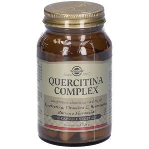 Solgar Quercitina Complex Integratore Difese Immunitarie 50 Capsule