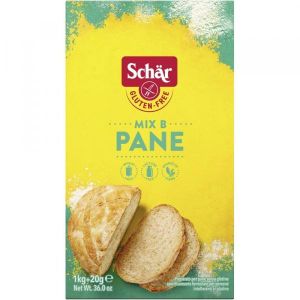 Schar Mix Pane Mix B Preparato per Pane e Impasti Lievitati Senza Glutine 1Kg