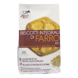 Fsc Biscotti Integrali di Farro Bioa Adulti Alto Contenuto di Fibre i Olio di Girasole Senza Olio di Palma 400g