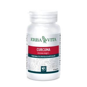 Erba Vita Curcuma Integratore Epatico e Articolare 60 Capsule