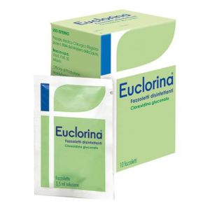 Euclorina 10 Fazzoletti Disinfettanti