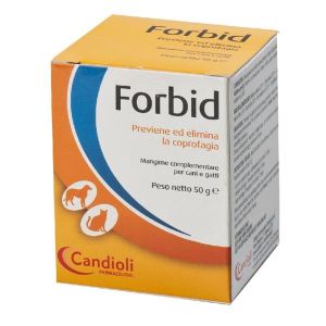 Candioli Forbid Integratore per Coprofagia Cani e Gatti 50g