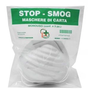 Farvisan Stop Smog Mascherina di Carta 3 Pezzi