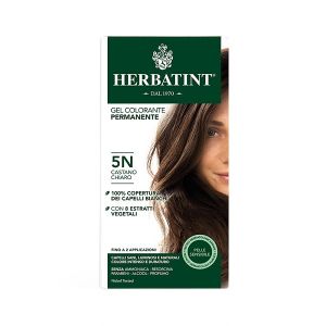 Herbatint colorante per capelli agli estratti vegetali castano chiaro codice 5n