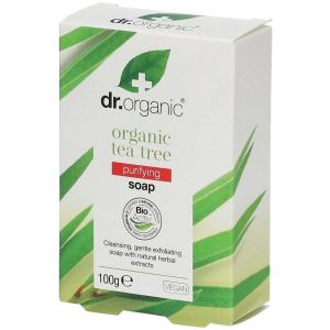 Dr. Organic Tea Tree Saponetta Solida Antibatterica 100g