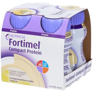 Fortimel Compact Protein Integratore Energetico Gusto Vaniglia 4x125ml