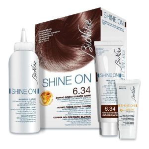 Bionike Shine On 6.34 Biondo Scuro Dorato Rame Trattamento Colorante Capelli
