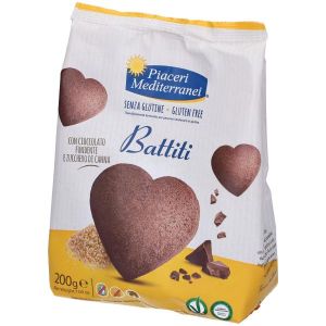 Piaceri Mediterranei Battiti Biscotti Al Cioccolato Vegan Senza Glutine 200g