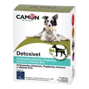 Detoxivet Alimento Complementare per Cani e Gatti 60 Compresse