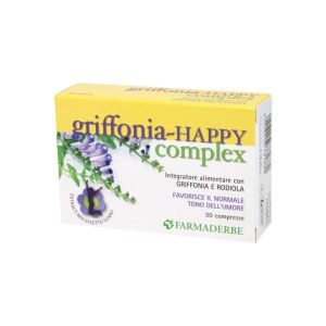 Farmaderbe Griffonia Happy Complex Integratore Benessere Mentale 30 Compresse