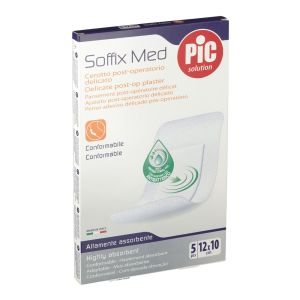 Pic Soffix Med Cerotto Post Operatorio Delicato 10x12 5 Pezzi