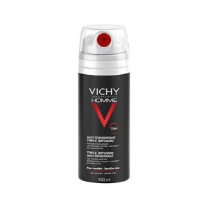 Vichy homme deodorante spray anti-traspirante tripla diffusione 72h 150 ml