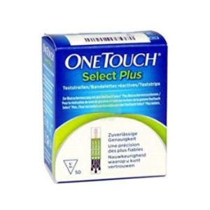 Lifescan One Touch Select Plus Strisce Reattive per Glicemia 50 Pezzi