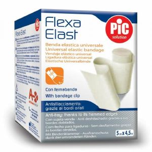 Pic Flexa Elast Benda Elastica Bianca 10 Cm X 4 i Fermaglio