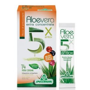 Aloe Vera Antiox Mini Drink 5 Volte Piu' Concentrato 15 Bust