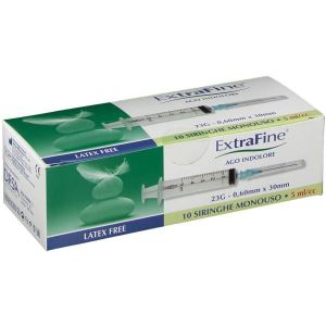 Desa Pharma Siringa Extrafine Ipodermica 5cc G23 0,60x30 10 Pezzi