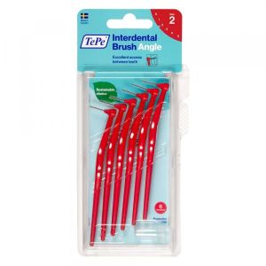 Tepe Angle Scovolino Angolato Interdentale Rosso 6 Pezzi 0,5mm