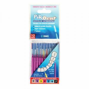 Pikdent Scovolino Interdentale 2 Viola 0,5mm 10 Pezzi