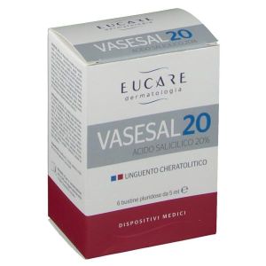Vasesal 20 6 Bustine Pluridose da 5ml Unguento Cheratolitico