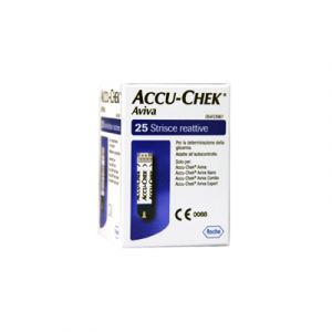 Accu-Chek Aviva Strisce Reattive Glicemia 25 Pezzi