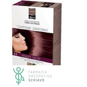 Vebix Color Tintura Per Capelli Permanente Naturale 5,5 Mogano Chiaro 1 Kit