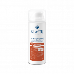 Rilastil sun system gelcrema solare ultraleggero spf 50+ protezione viso 50 ml