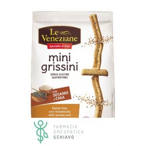 Le Veneziane Mini Grissini Con Sesamo E Chia Senza Glutine 250 g