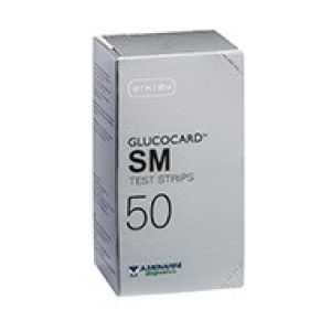 Glucodard-SM Test Strips Sistema Per La Misurazione della G licemia 50 Pezzi