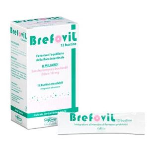 Brefovil Integratore Probiotico 12 Bustine Orosolubili