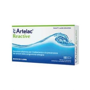 Artelac Reactive Soluzione Oftalmica Congiuntivite Allergica 20 Flaconcini Monodose
