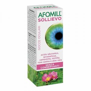 Afomill Sollievo Gocce Oculari Idratanti 10 Flaconcini  Globuli Contenitore MONOdose