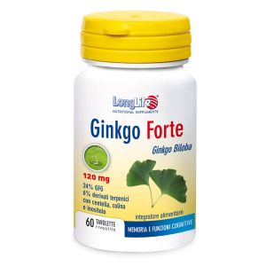 Longlife Ginkgo Forte Integratore Circolazione 60 Tavolette