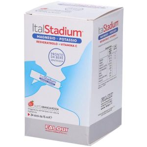 Italstadium Magnesio + Potassio Resveratrolo + Vitamina C 24 Stick