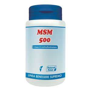 Natural Point Msm 500 Integratore di Zolfo 100 Capsule Vegetali